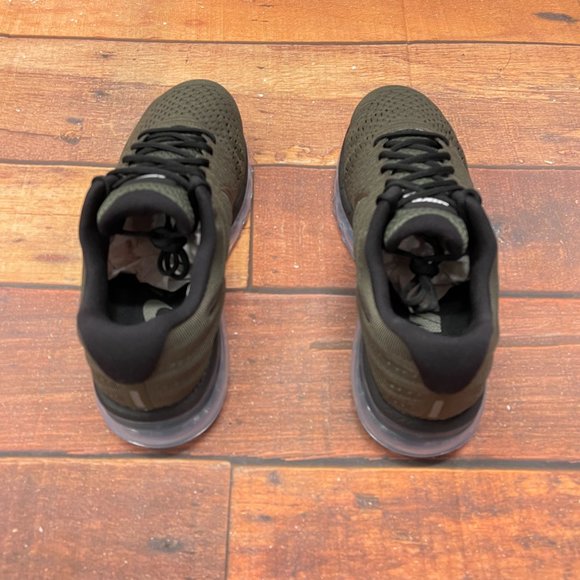 Nike Men's Air Max 2017 Cargo Khaki Running Shoes - Picture 4 of 6